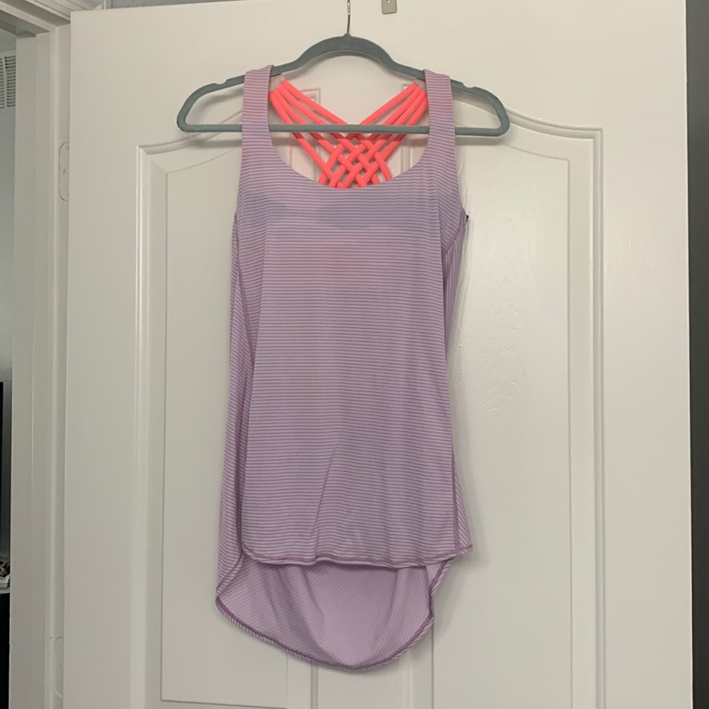 Lululemon built in bra top